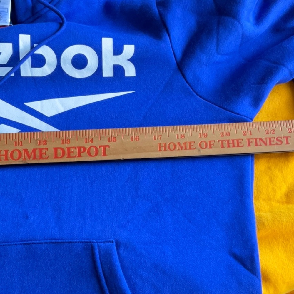 Reebok Bright Cobalt Training Hoodie in Sizes M and XL, NWT - Picture 14 of 16